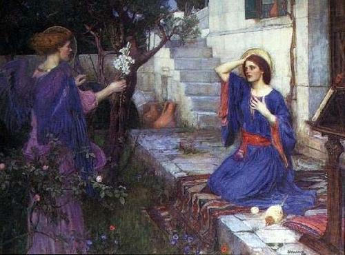 John William Waterhouse The Annunciation china oil painting image